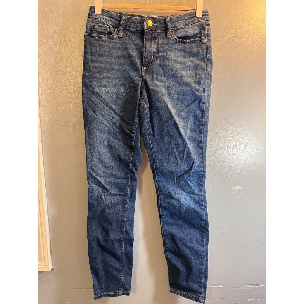 Universal Thread Womens Mid Rise Skinny Jeans Dark Wash Denim Size 2/26R 294